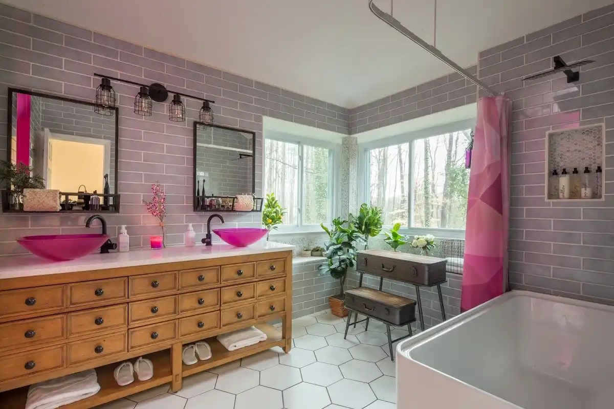 Bathroom renovation after water damage restoration in Iroquois Point